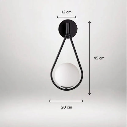 B&B Radiant Reflections Glass Wall Lamp - Bliss and Birch