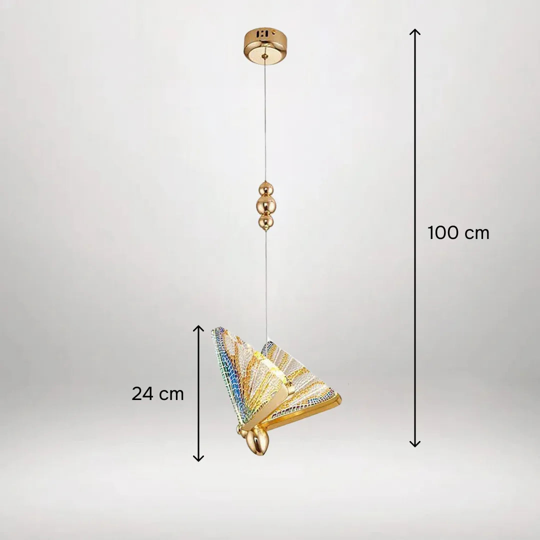 B&B Butterfly of Paradise Hanging Light (Single Piece)