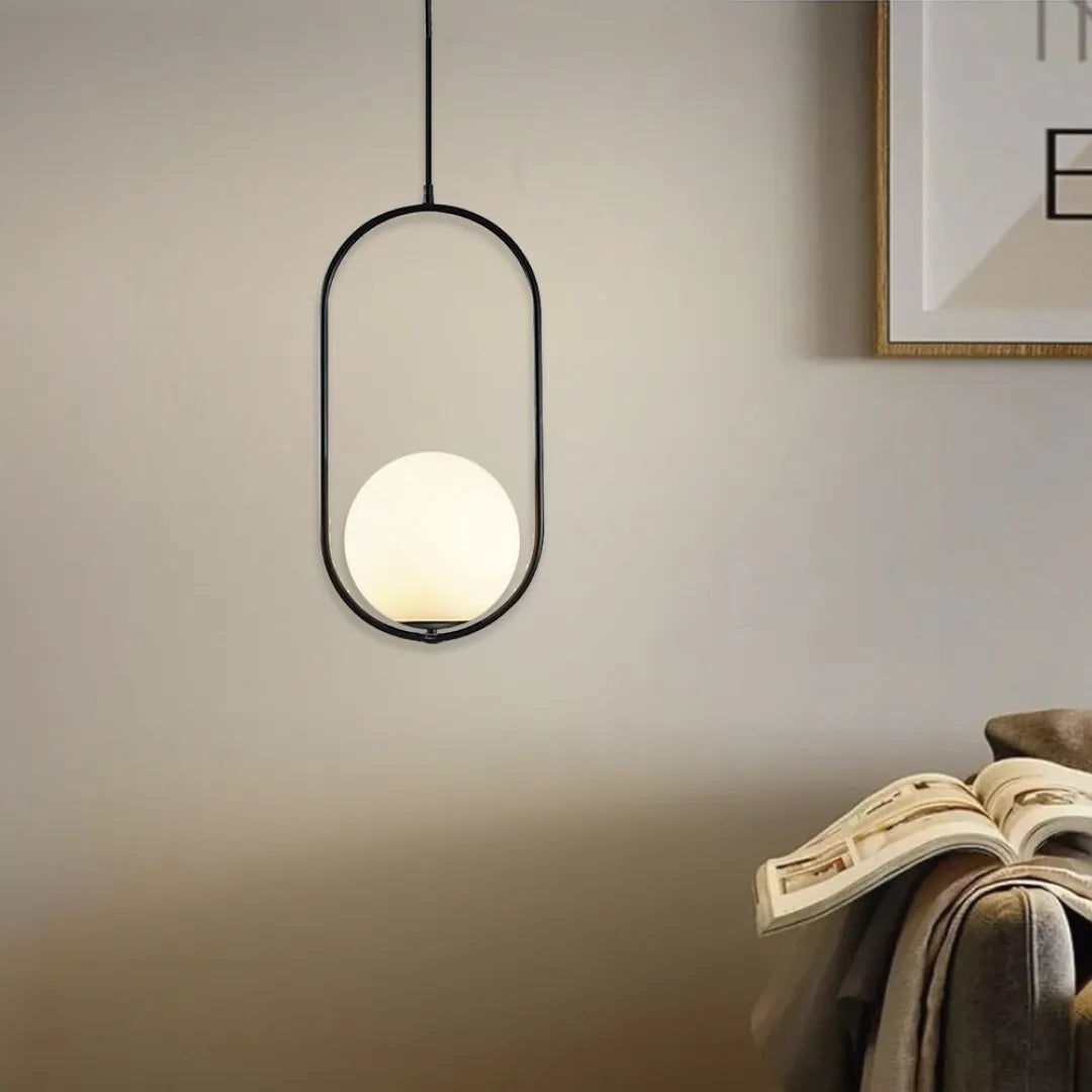 B&B Capsule Shape Hanging Light