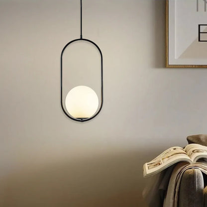 B&B Capsule Shape Hanging Light - Bliss and Birch