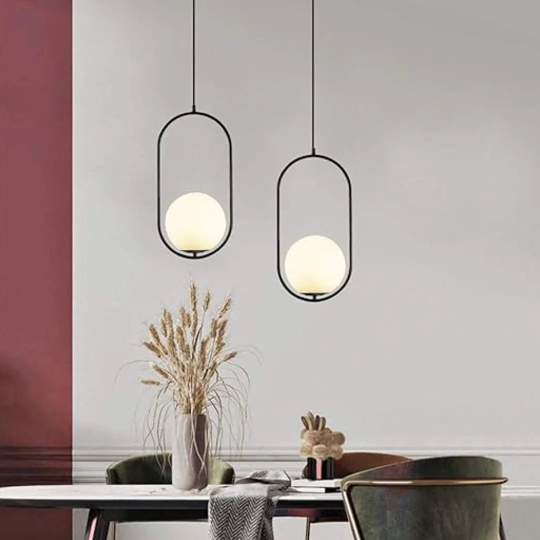 B&B Capsule Shape Hanging Light