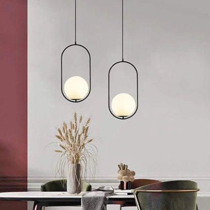 B&B Capsule Shape Hanging Light - Bliss and Birch