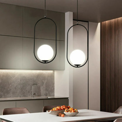 B&B Capsule Shape Hanging Light - Bliss and Birch