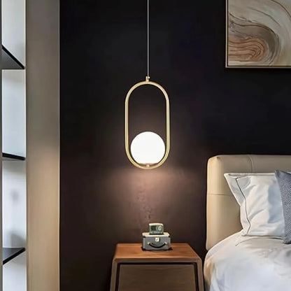 B&B Capsule Shape Hanging Light - Bliss and Birch