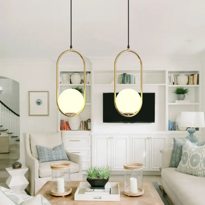 B&B Capsule Shape Hanging Light - Bliss and Birch