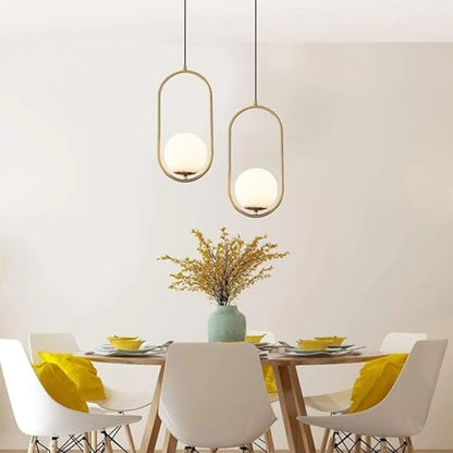 B&B Capsule Shape Hanging Light - Bliss and Birch