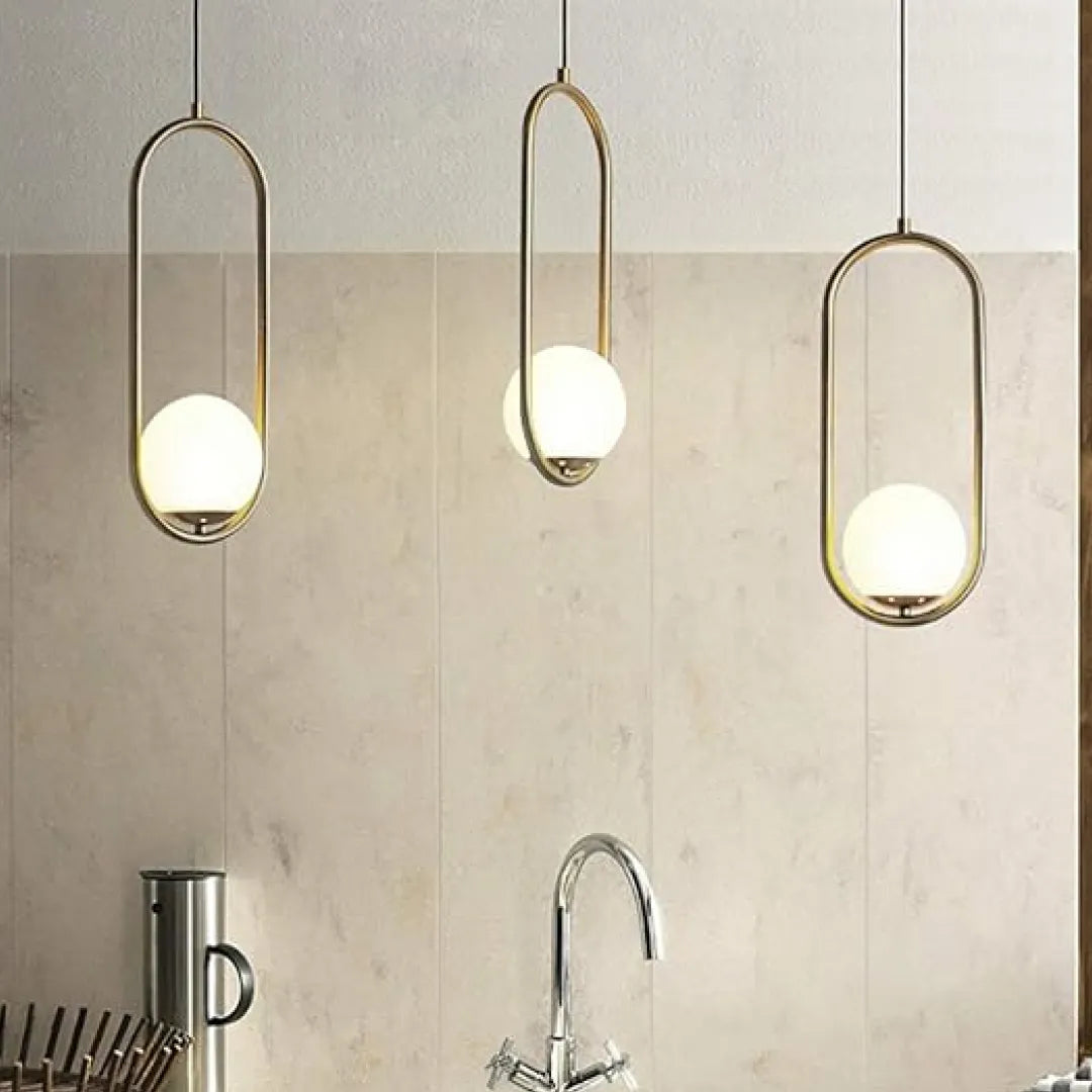 B&B Capsule Shape Hanging Light