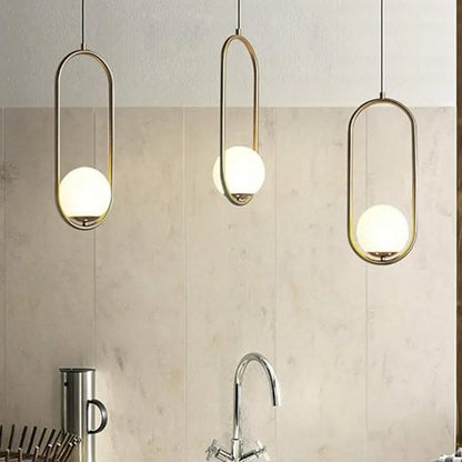 B&B Capsule Shape Hanging Light - Bliss and Birch