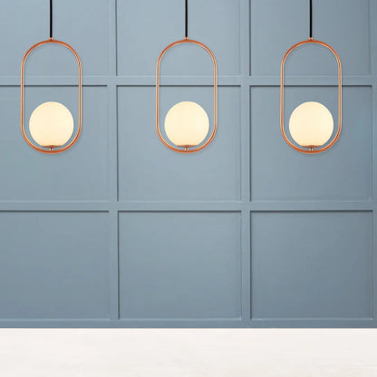 B&B Capsule Shape Hanging Light - Bliss and Birch