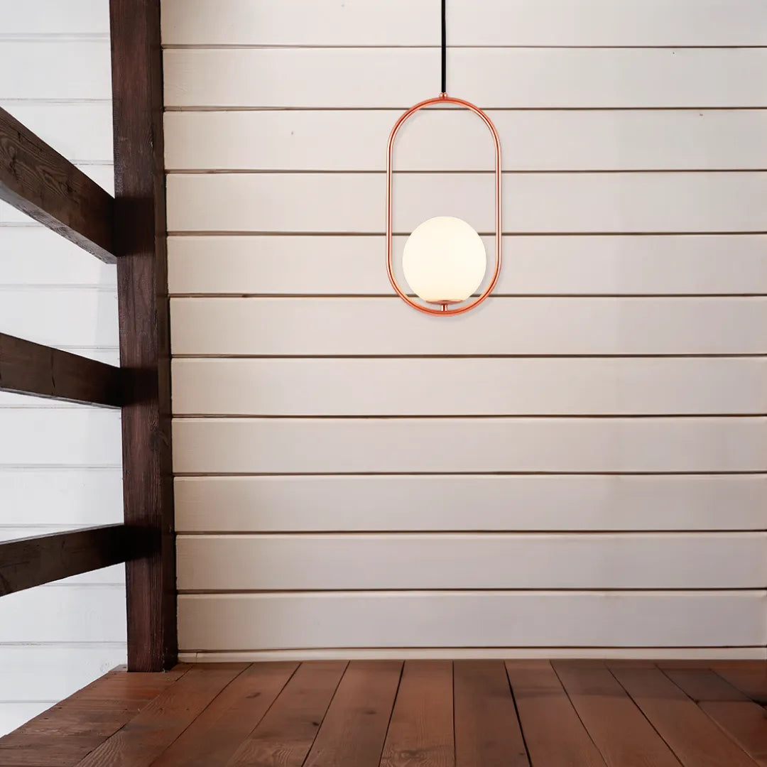 B&B Capsule Shape Hanging Light
