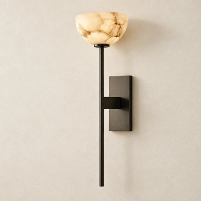 Bliss & Birch Chalice wall lamp — full fixture on a neutral wall; styled product image