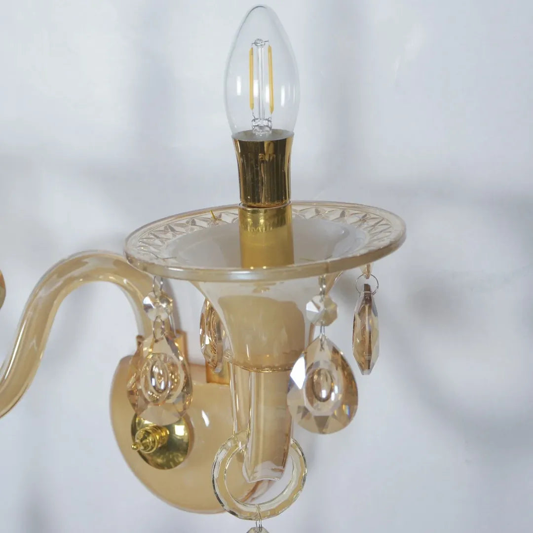 B&B Classic Amber Wall Light