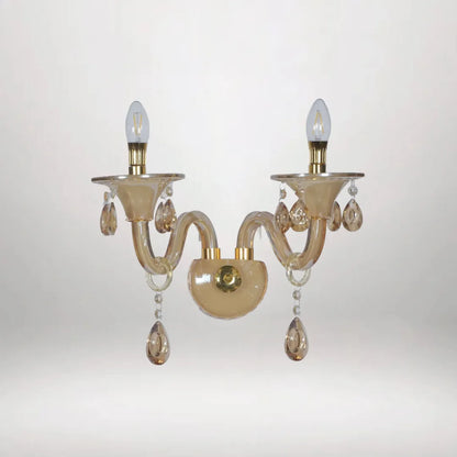 B&B Classic Amber Wall Light - Bliss and Birch