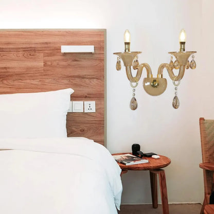 B&B Classic Amber Wall Light - Bliss and Birch