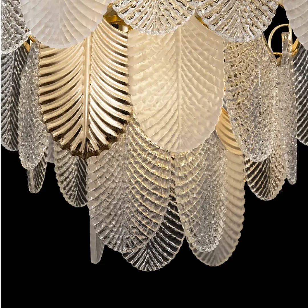 B&B Crystal Gold Metal Wall Light
