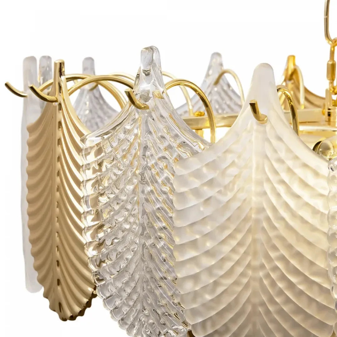 B&B Crystal Gold Metal Wall Light