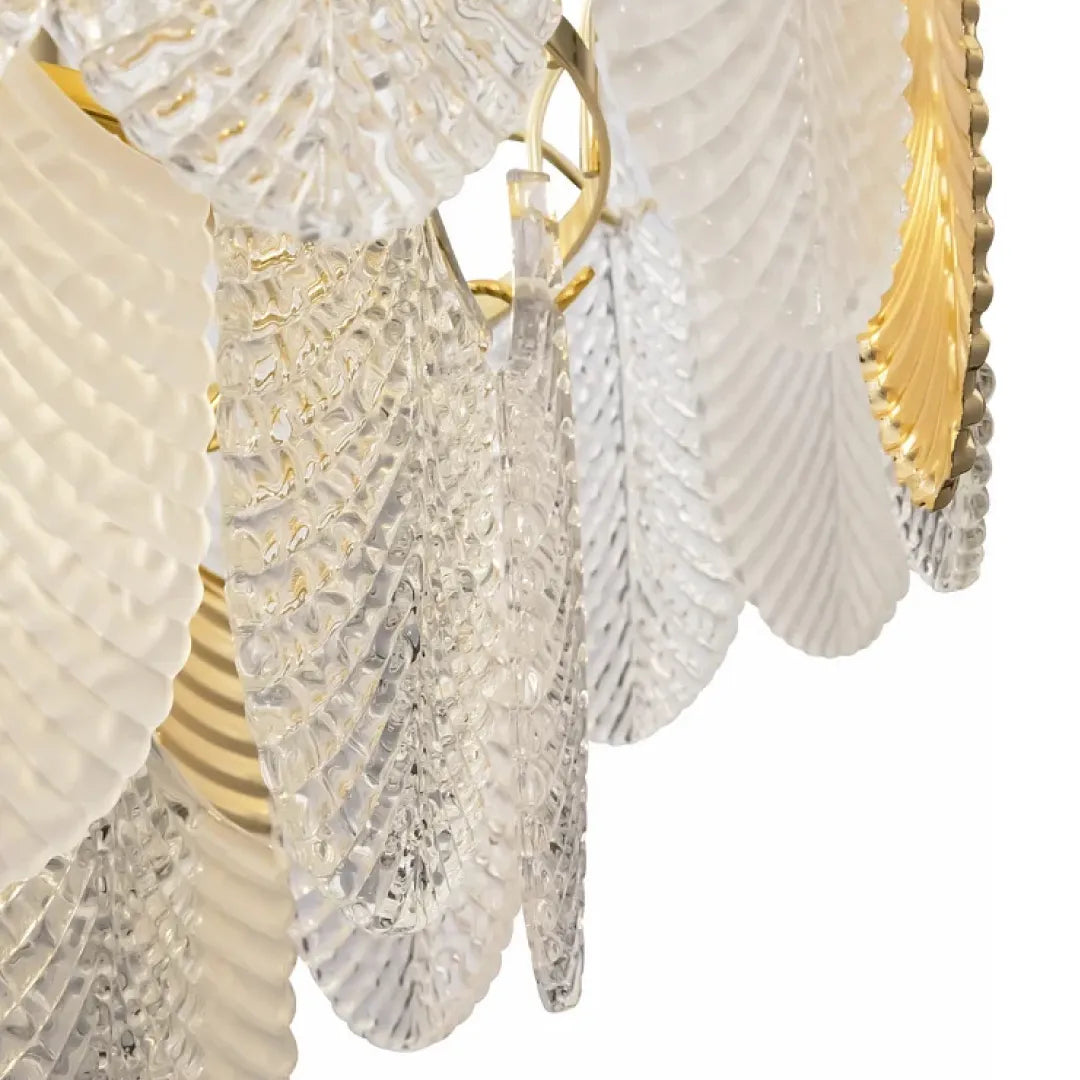 B&B Crystal Gold Metal Wall Light