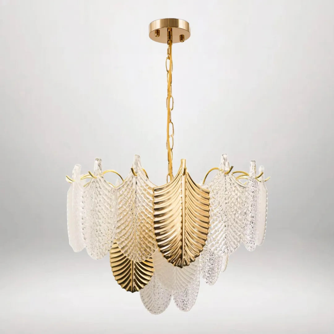 B&B Crystal Gold Metal Wall Light