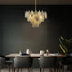 B&B Crystal Gold Metal Wall Light