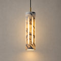 Bliss & Birch Cylo marble pendant - styled hero image based on exact supplier reference
