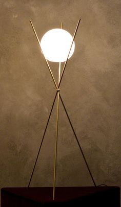 B&B Tripod metal floor lamps