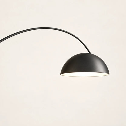 Close-up of the dome shade rim and arc connection