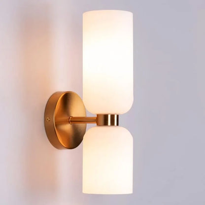 B&B Double Head Glass Wall Lamp LED Sconce - Bliss and Birch