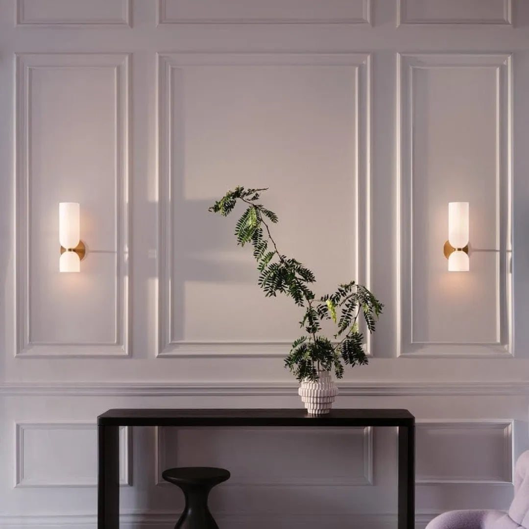 B&B Double Head Glass Wall Lamp LED Sconce