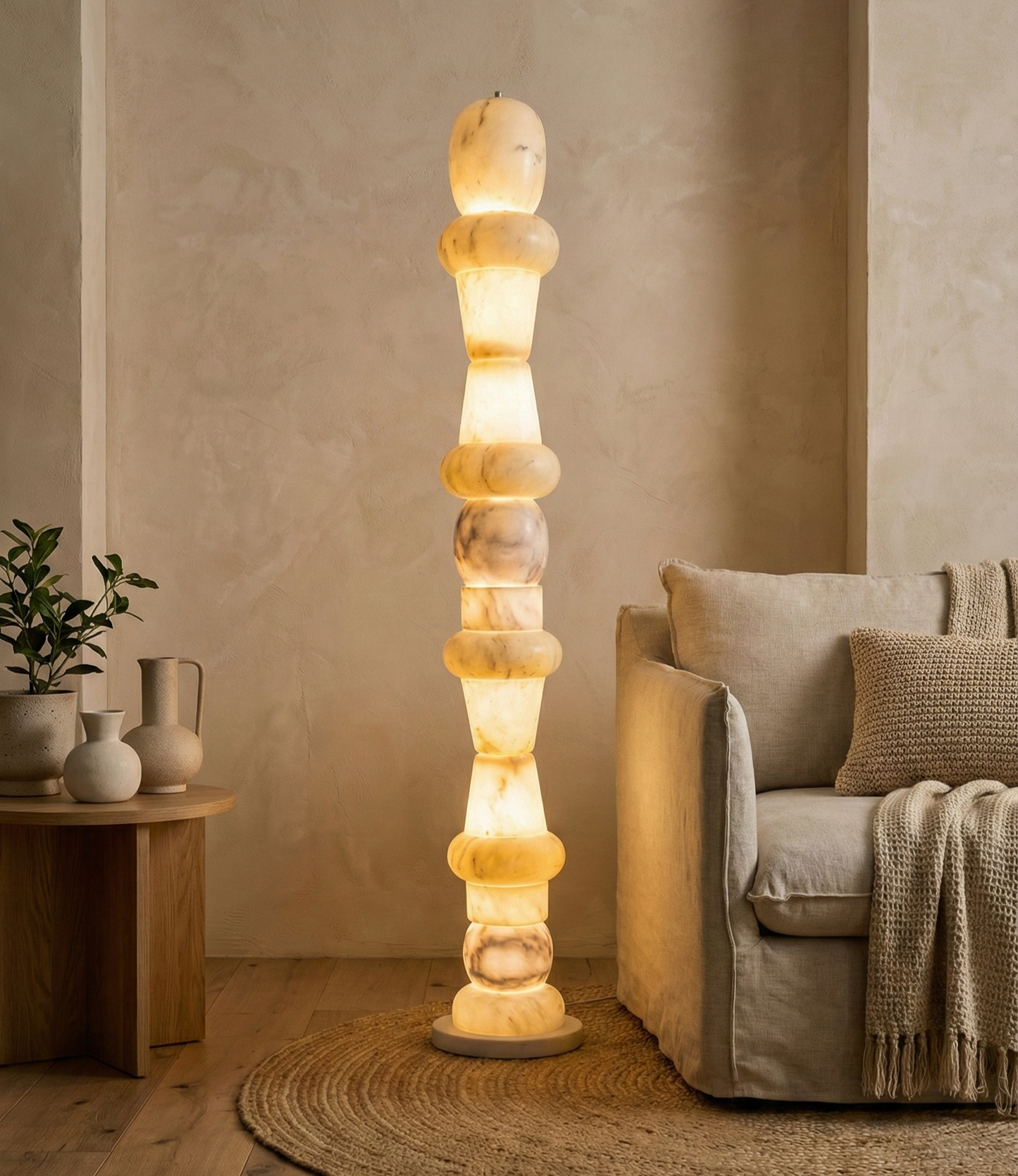 Marble Floor Light - Bliss and Birch