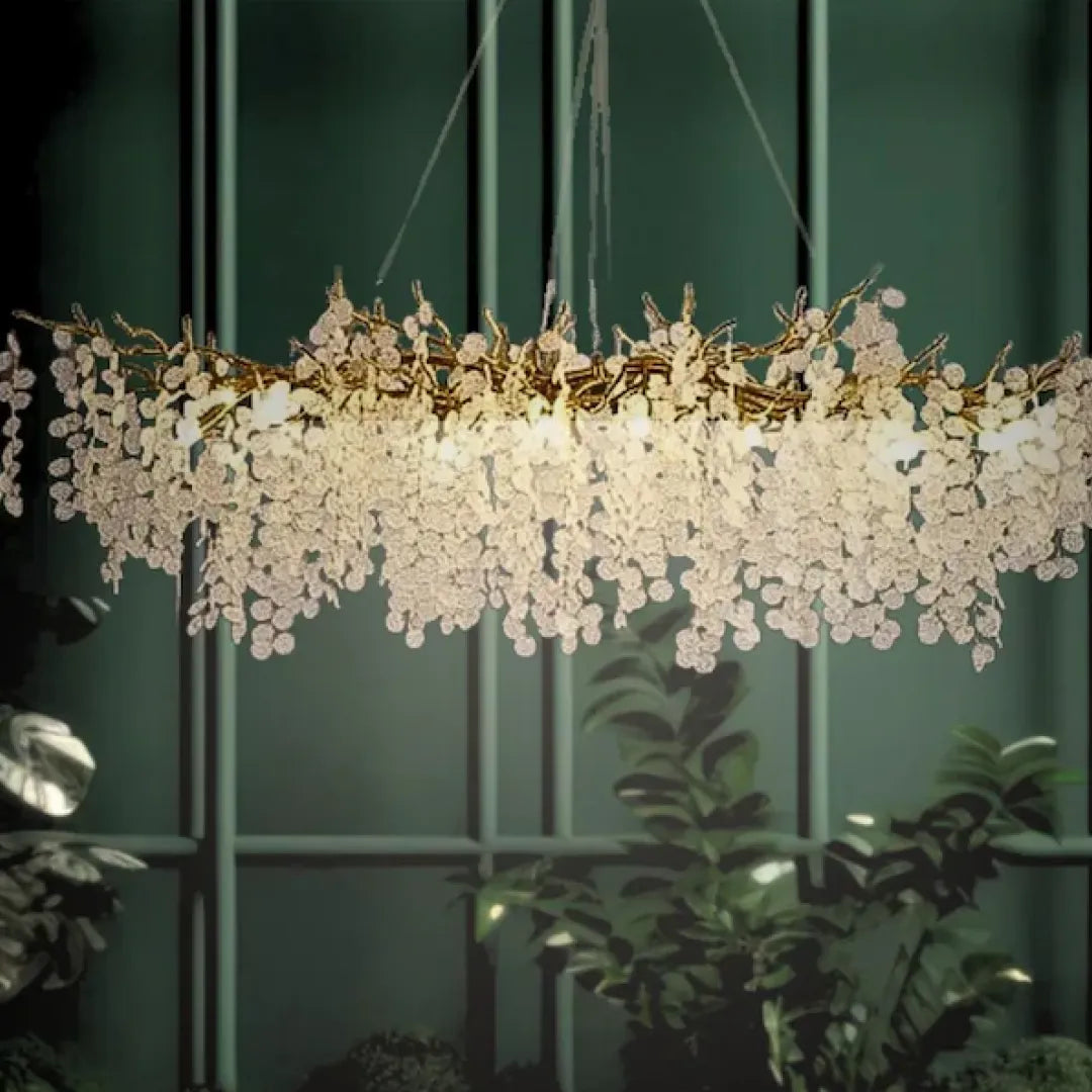 B&B Elegant French Crystal Chandelier - Bliss and Birch