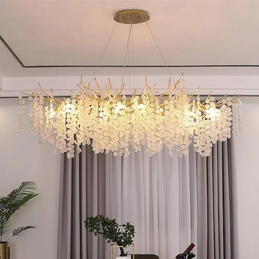 B&B Elegant French Crystal Chandelier - Bliss and Birch