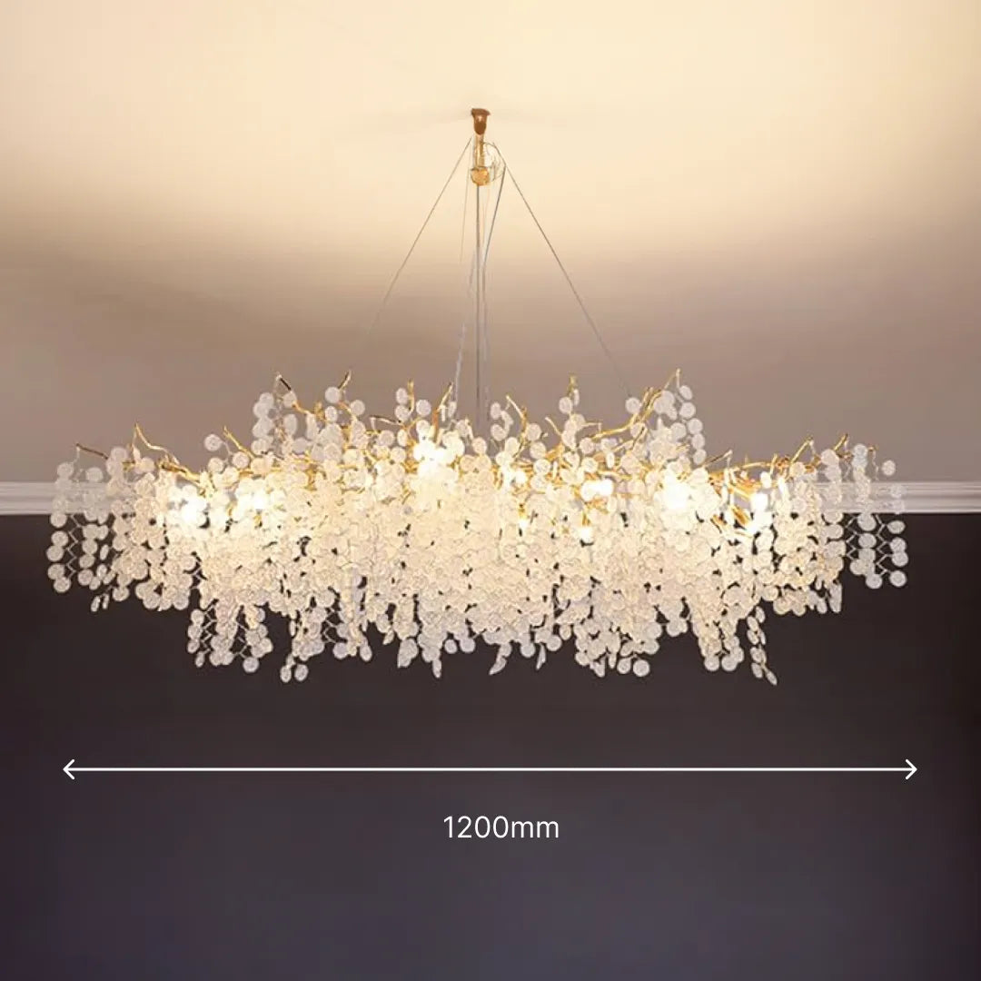 B&B Elegant French Crystal Chandelier - Bliss and Birch