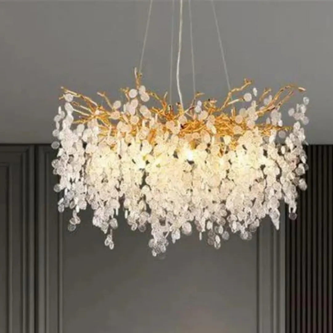B&B Elegant French Crystal Chandelier - Bliss and Birch