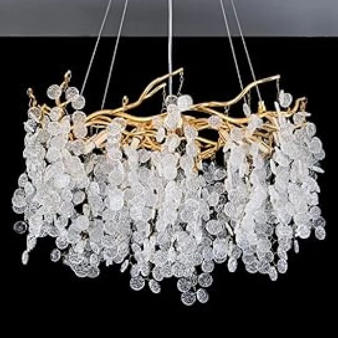 B&B Elegant French Crystal Chandelier - Bliss and Birch