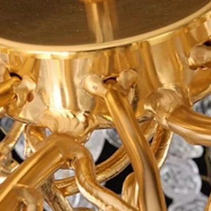 B&B Elegant French Crystal Chandelier - Bliss and Birch