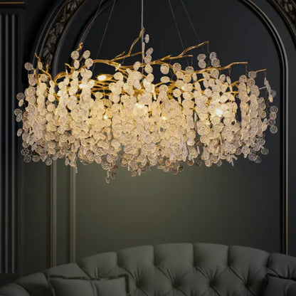 B&B Elegant French Crystal Chandelier - Bliss and Birch
