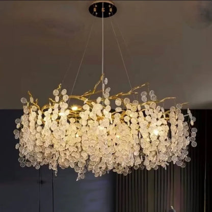 B&B Elegant French Crystal Chandelier - Bliss and Birch