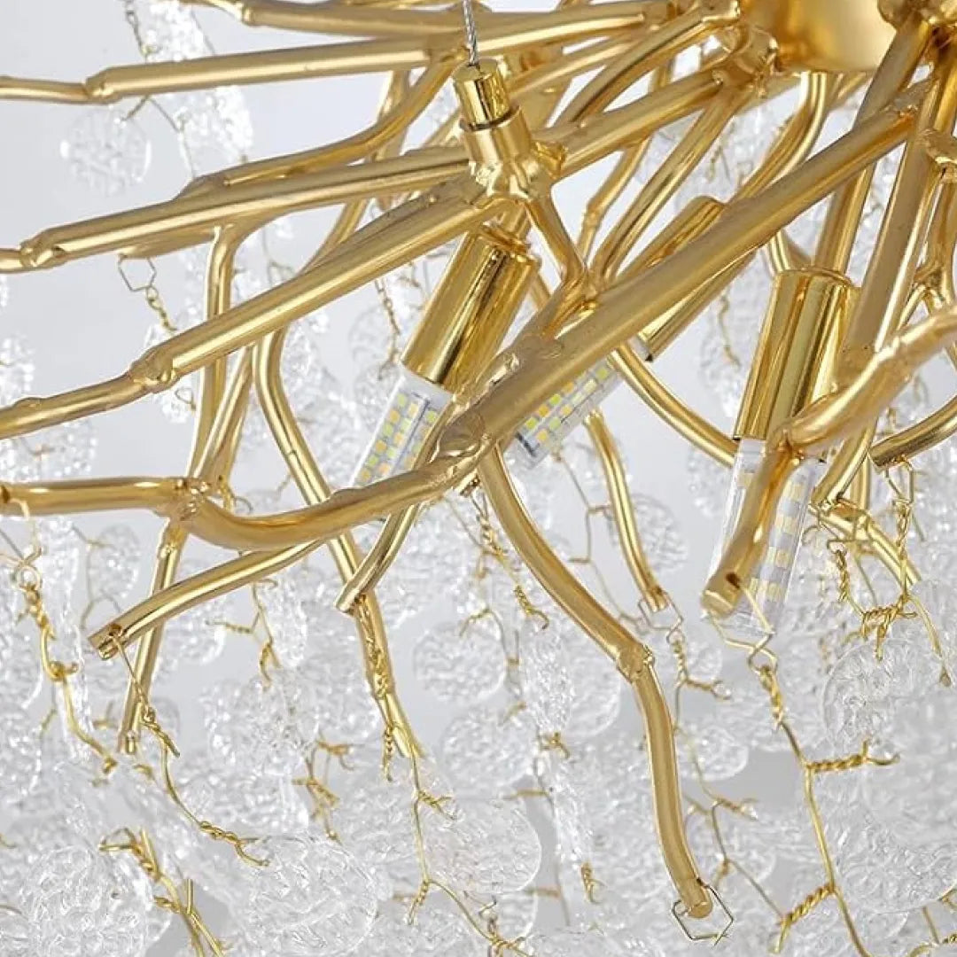 B&B Elegant French Crystal Chandelier - Bliss and Birch