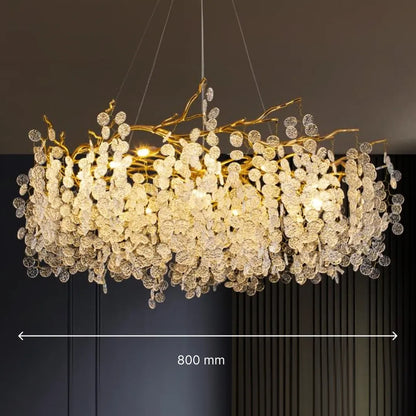 B&B Elegant French Crystal Chandelier - Bliss and Birch