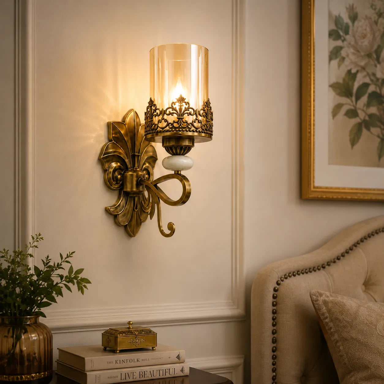 B&B Antique Style Wall Sconce Lamp - Bliss and Birch