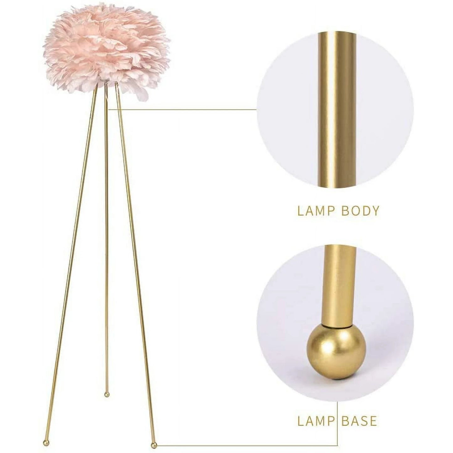 B&B Feather Floor Lamp