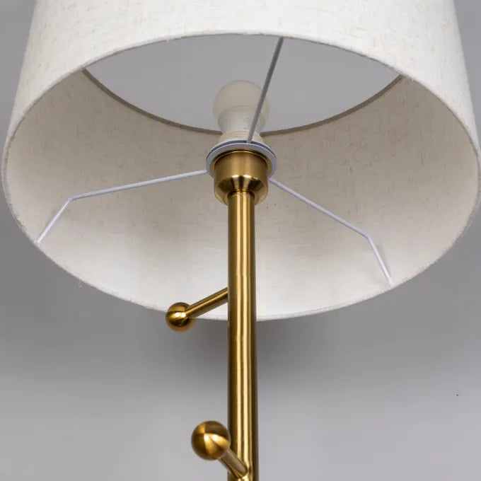 B&B Gold Marble Floor Lamp