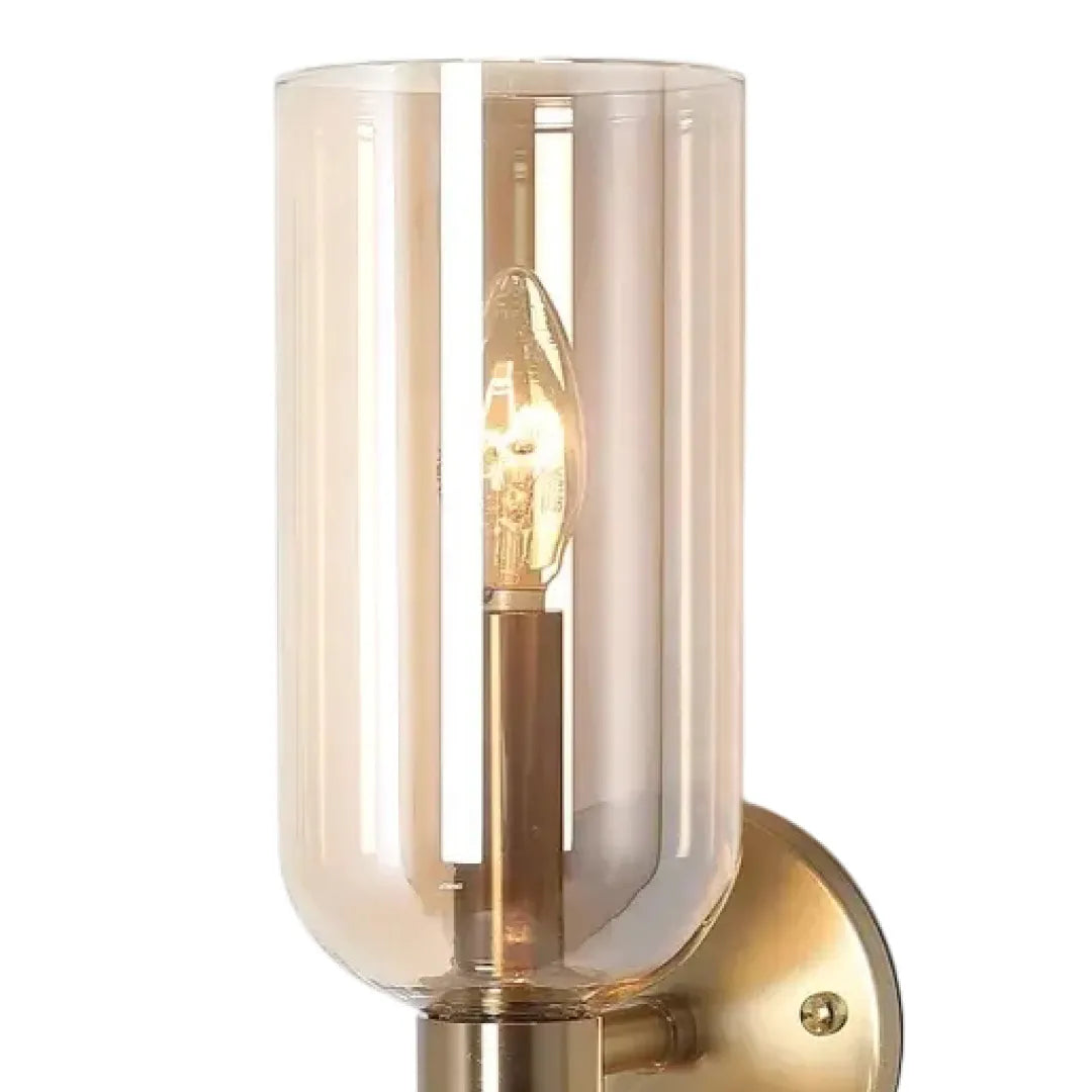 B&B Hourglass-Inspired Double Glass Wall Lamp