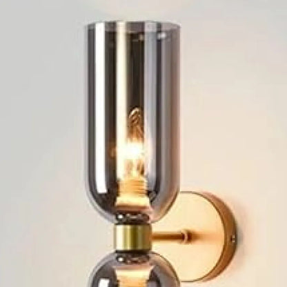 B&B Hourglass-Inspired Double Glass Wall Lamp (Pack of 2)