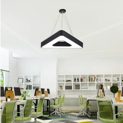 B&B TriHalo – Architectural Triangle Ring LED Pendant Light