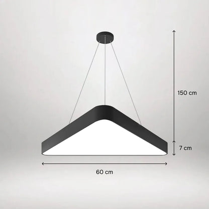 B&B TriLux – Modern Triangle LED Pendant Light - Bliss and Birch