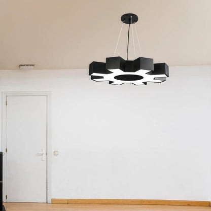 B&B GearGlow – Industrial Gear Shaped LED Pendant Light
