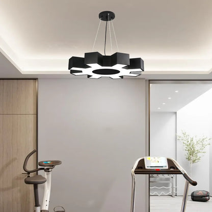 B&B GearGlow – Industrial Gear Shaped LED Pendant Light