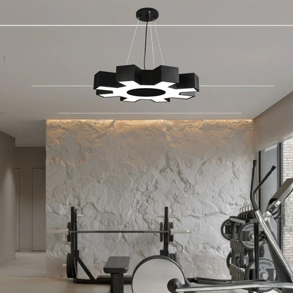 B&B GearGlow – Industrial Gear Shaped LED Pendant Light