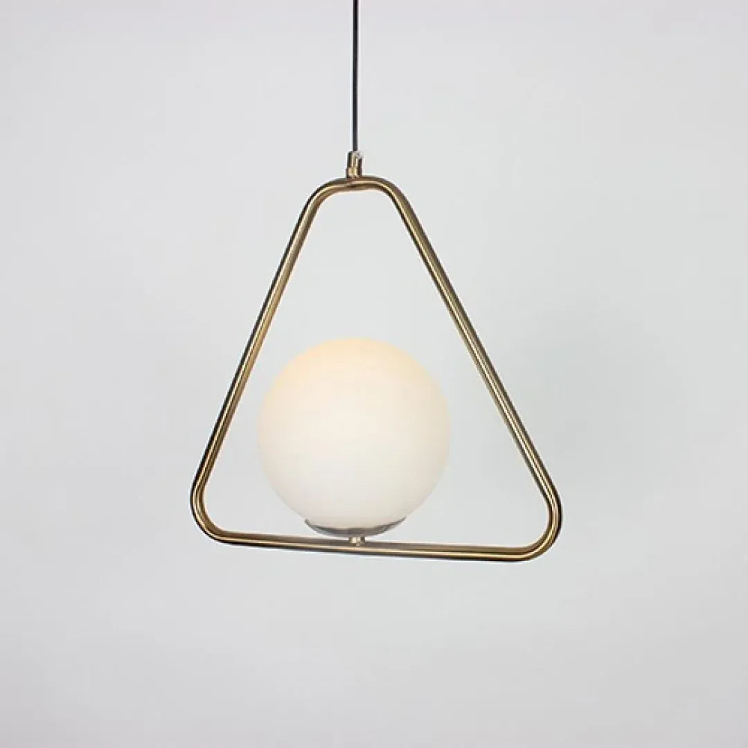 B&B Globe in Triangle Shape Hanging Light